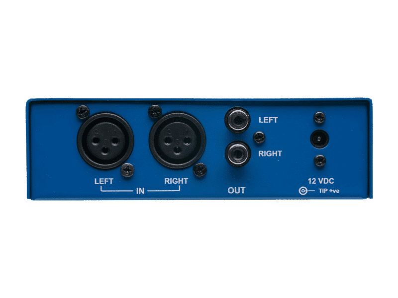 Australian Monitor GETDOWN Stereo converter. Converts line level balanced audio signal to unbalanced domestic level signal. Dual XLR inputs 2 Australian Monitor GETDOWN Stereo converter. Converts line level balanced audio signal to unbalanced domestic level signal. Dual XLR inputs - Billede 2