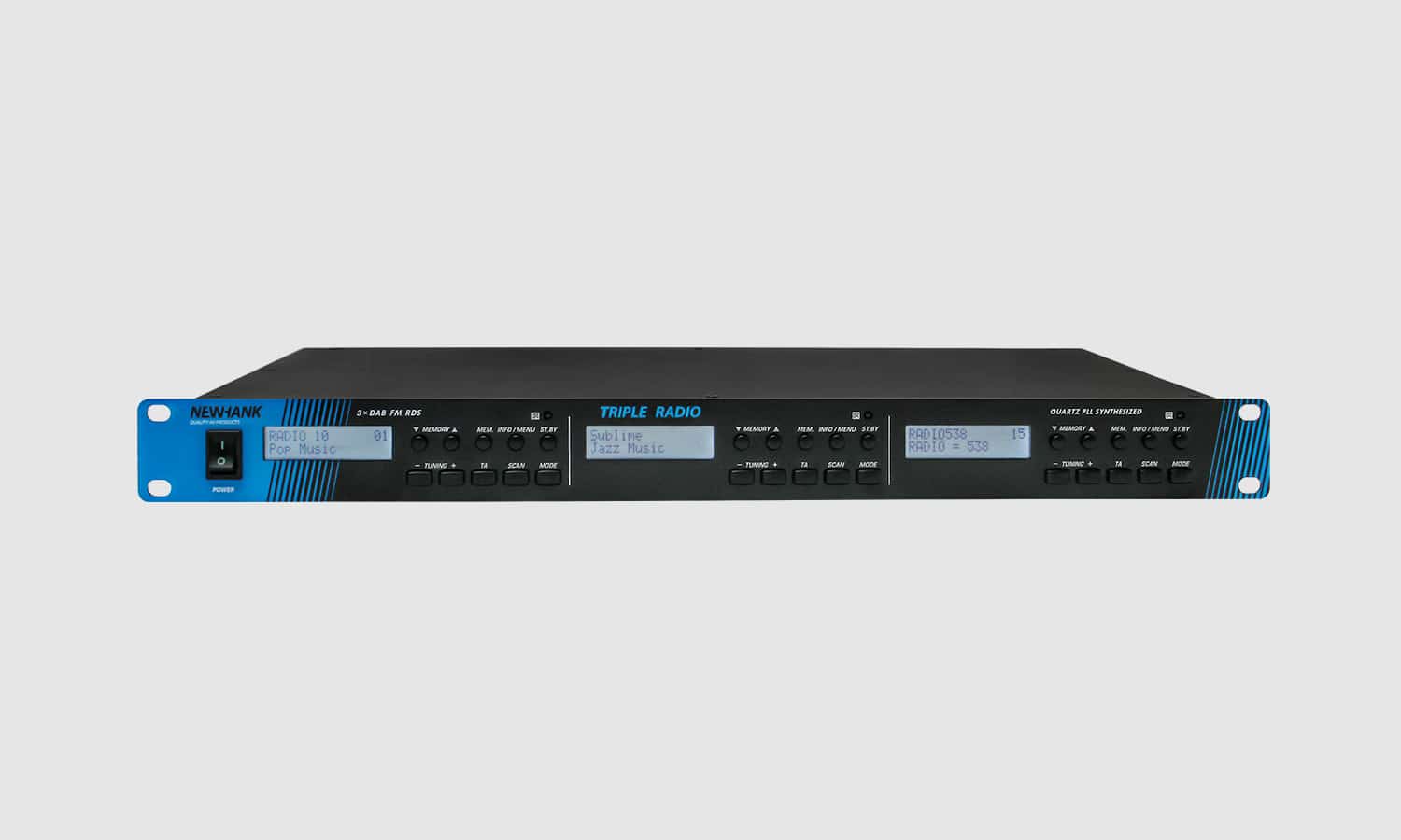 NewHank TRIPLE RADIO FM/DAB Tuner 2 NewHank TRIPLE RADIO FM/DAB Tuner - Billede 2